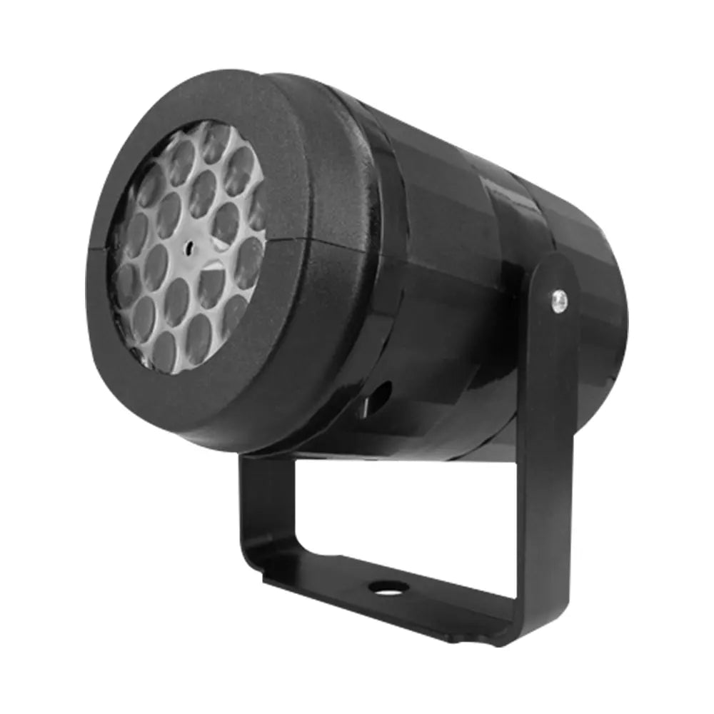 2025 Powered LED Christmas Dynamic White Snowflake Projector Outdoor Rotating Stage Projection Light for Bedroom Ceiling Decor